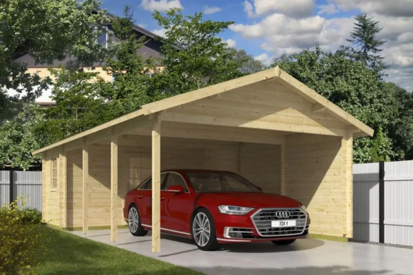 Carport/berging Ever | 44 mm | vuren onbehandeld 2