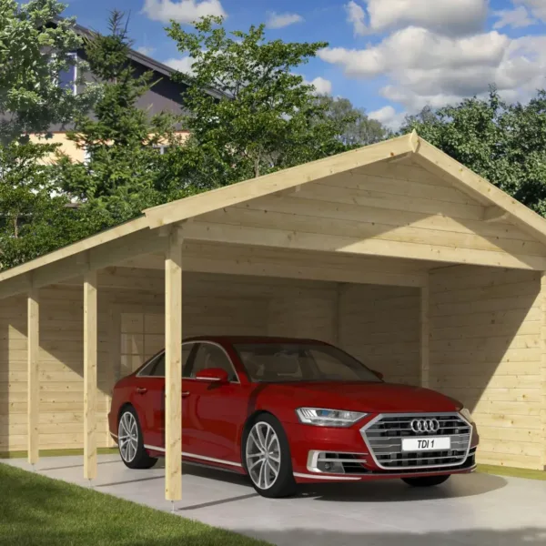 Carport/berging Ever | 44 mm | vuren onbehandeld 2