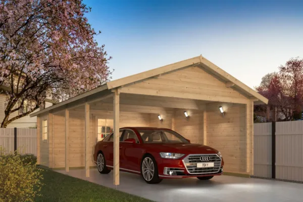 Carport/berging Ever | 44 mm | vuren onbehandeld 1