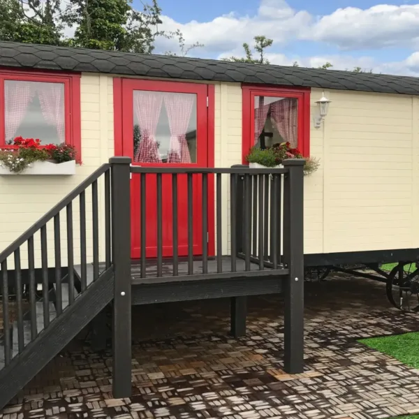 Circuswagen Angelo | 19mm | vuren onbehandeld | 600 x 240 cm | excl. onderstel 5