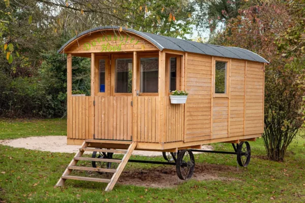 Circuswagen Kathy | 19mm | vuren onbehandeld | 500 x 240 cm | excl. onderstel 5