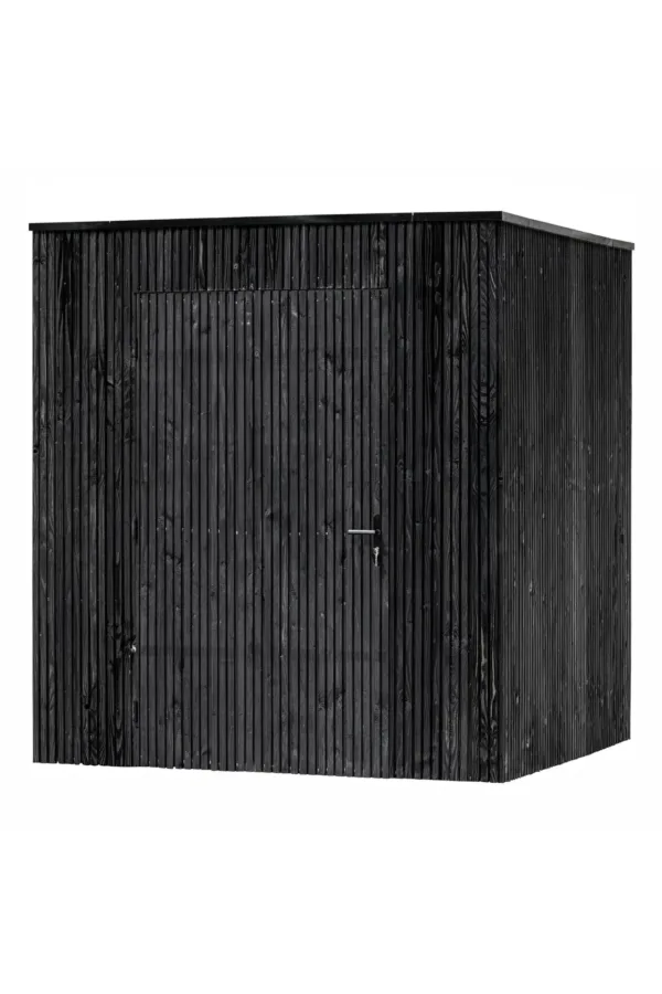 Douglas berging Brooklyn zwart gespoten 219 x 219 x 241 cm | inclusief deur 1
