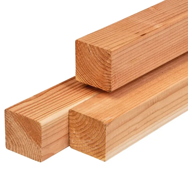 Douglas paal, gedroogd, geschaafd 4rh 8,5 x 8,5 x 300 cm 1