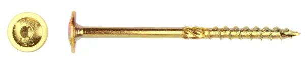 Flenskopschroef geelverzinkt torx 40 - 8,0 x 100 mm 1
