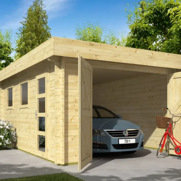 Garage Marketta | 44 mm | vuren onbehandeld 2