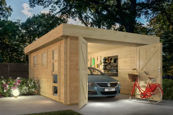 Garage Marketta | 44 mm | vuren onbehandeld 1