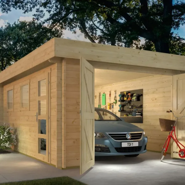 Garage Marketta | 44 mm | vuren onbehandeld 1