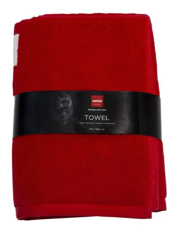 Handdoek Harvia 70x140cm rood 1