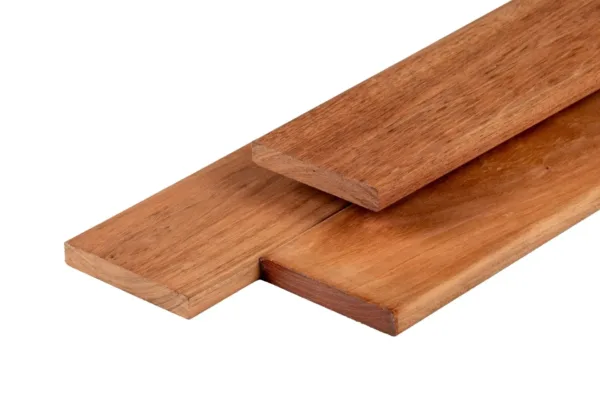 Hardhout vlonderplank Jatoba 2,1 x 14,5 x 215 cm glad geschaafd - duurzaamheidsklasse 1 1