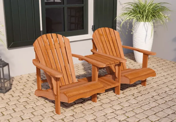 Hardhouten loveseat Relax 1