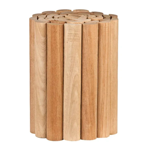 Hardhouten rolborder 30 x 180 cm ½ ø5 cm 1