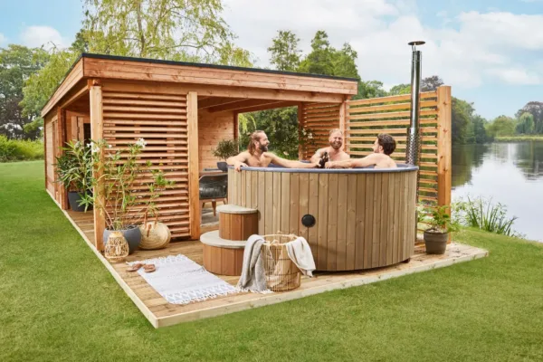 Hottub deluxe XL ø220 cm Thermowood 2