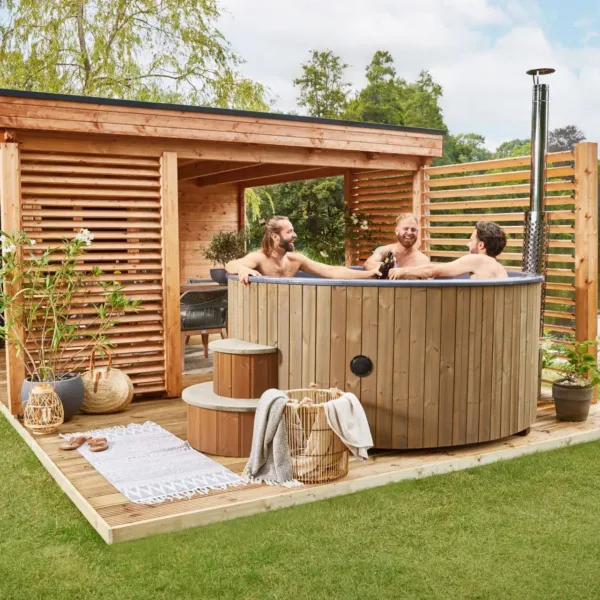 Hottub deluxe XL ø220 cm Thermowood 2