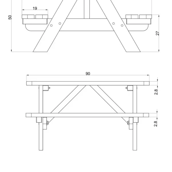 Kinderpicknicktafel 2