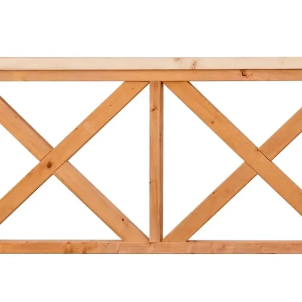 Kruishekwerk Red Class Wood inclusief afdeklat 300 x 75 cm 1