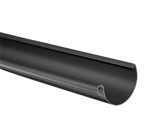 Kunststof mastgoot L200 cm, 100 mm zwart 1