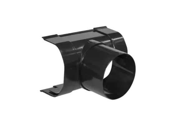 Kunststof minigoot Gootuitloop 65>60 mm zwart 1