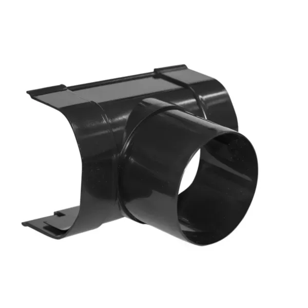 Kunststof minigoot Gootuitloop 65>60 mm zwart 1