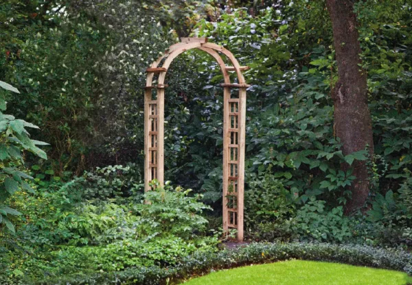 Pergolaboogset compleet grenen groen geïmpregneerd B114 x D54 x H255 cm 1