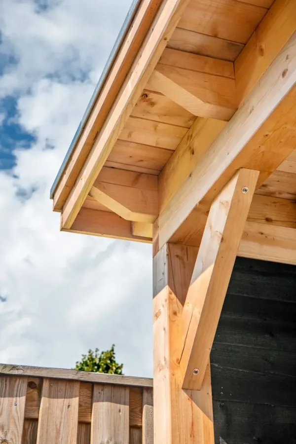 Platdak verblijf Odense XL Basis Red Class Wood 560 x 390 cm excl. EPDM 2