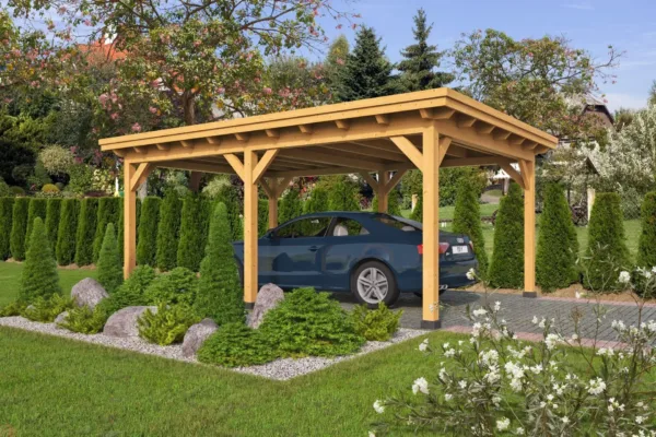 Platdak verblijf Odense XL Basis Red Class Wood 560 x 390 cm excl. EPDM 1