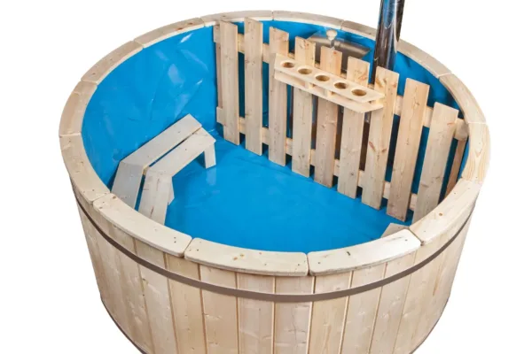 PVC liner blauw 1
