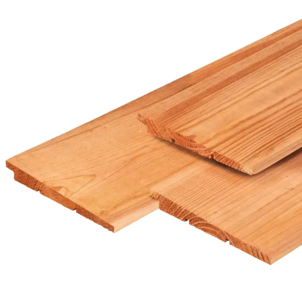 Red Class Wood Zweeds rabat gedroogd, zichtzijde fijn bezaagd 1,1/2,2 x 19,5 x 400 cm 1