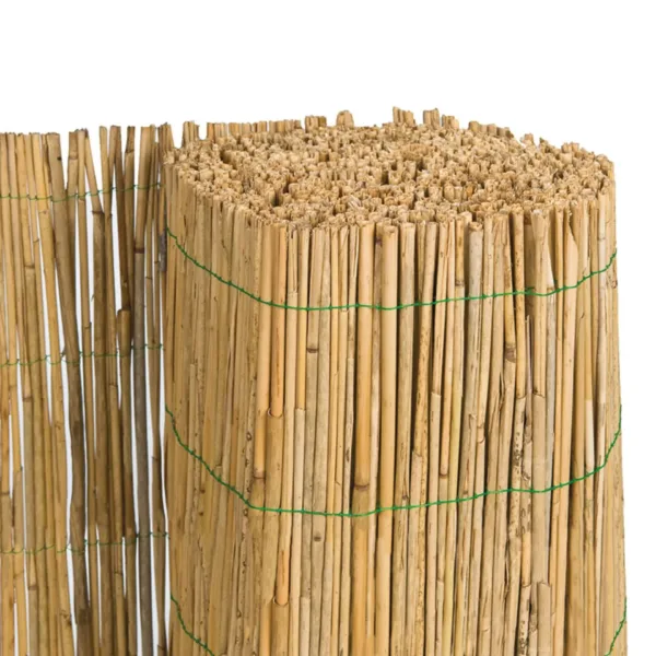 Rieten decoratiematten op rol, enkelvoudig H100 x L600 cm 1