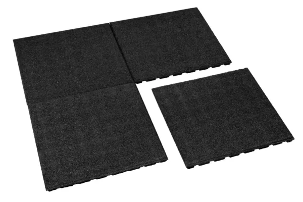Rubbertegel 50 x 50 x 2,5 cm Zwart 1
