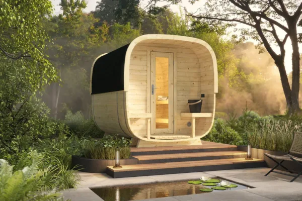 Sauna cube Rovaniemi 280 cm | 42 mm | onbehandeld 1