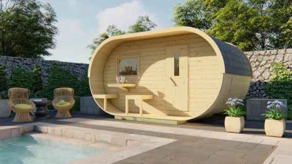 Sauna Oval | 28/42 mm | onbehandeld 1