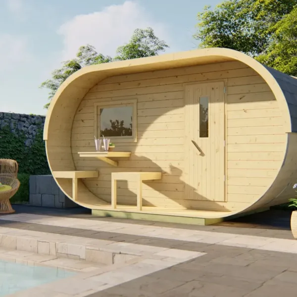 Sauna Oval | 28/42 mm | onbehandeld 1