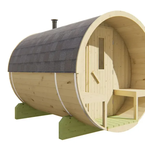 Saunabarrel | Ø205 x 250 cm | 28/42 mm | onbehandeld vuren 7