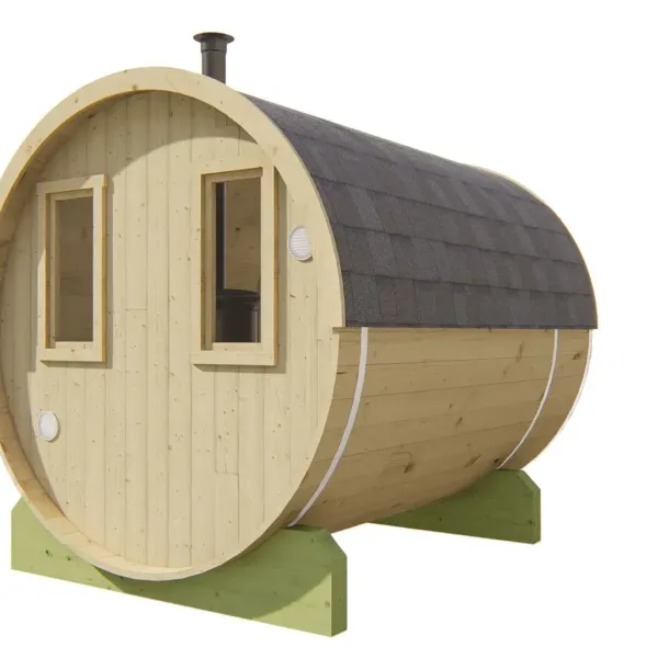 Saunabarrel | Ø205 x 250 cm | 28/42 mm | onbehandeld vuren 8