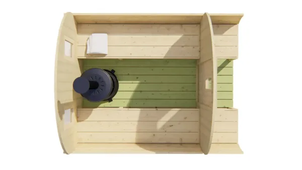 Saunabarrel | Ø205 x 250 cm | 28/42 mm | onbehandeld vuren 9