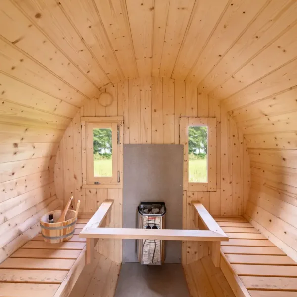 Saunabarrel | Ø205 x 250 cm | 28/42 mm | Thermowood 5