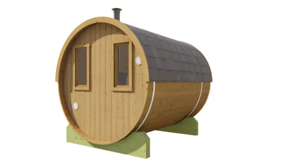 Saunabarrel | Ø205 x 250 cm | 28/42 mm | Thermowood 9