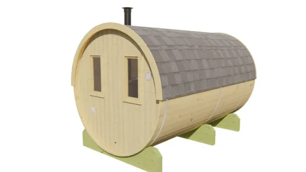 Saunabarrel | Ø205 x 350 cm | 28/42 mm | onbehandeld vuren 6