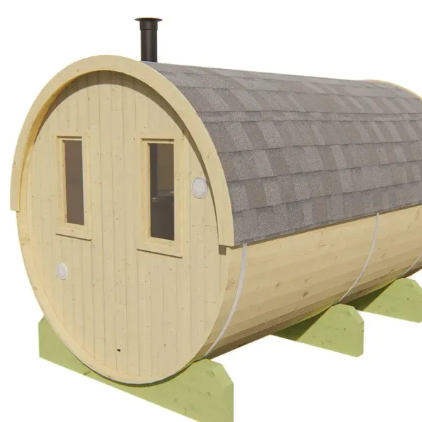 Saunabarrel | Ø205 x 350 cm | 28/42 mm | onbehandeld vuren 6