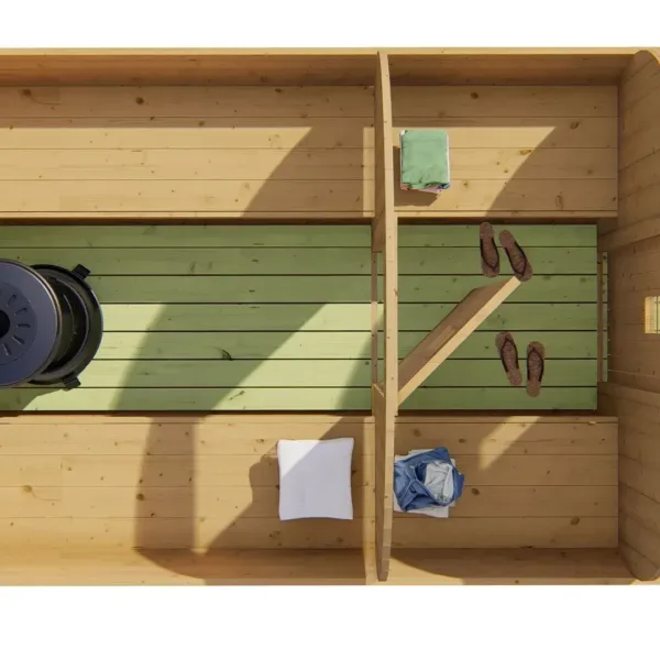 Saunabarrel | Ø205 x 350 cm | 28/42 mm | Thermowood 7