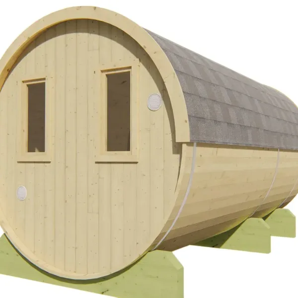 Saunabarrel | Ø205 x 400 cm | 28/42 mm | onbehandeld vuren 6
