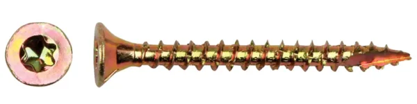 Spaanplaatschroef geelverzinkt torx 10 - 3,0 x 30 mm 1