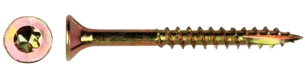 Spaanplaatschroef geelverzinkt torx 20 - 4,0 x 70 mm 1