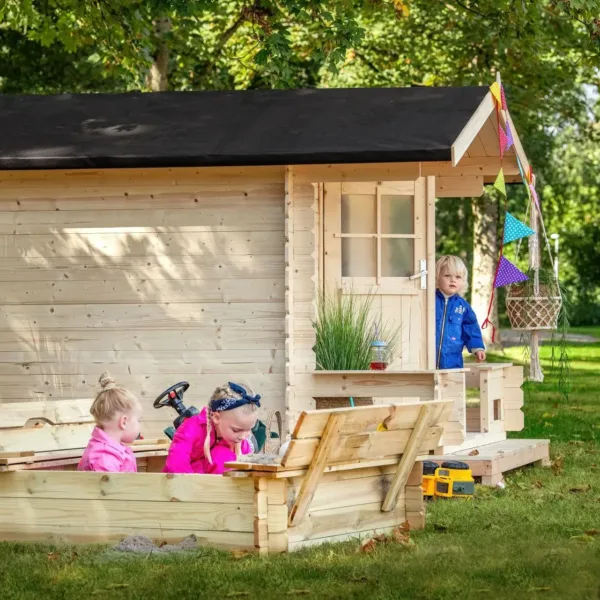 Speelhuisje Finland met vloer en fundering 2