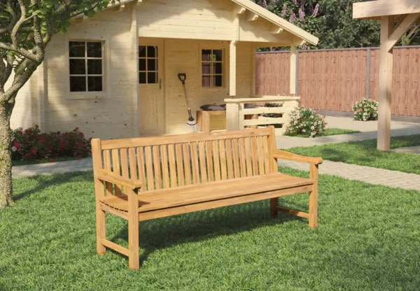 Teak parkbank Norwich 180 cm 1