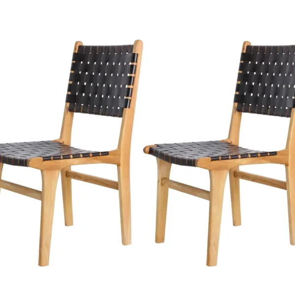 Teak tuinstoel Bantam (set van 2 stoelen) 1