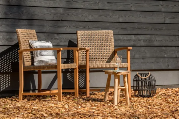 Teak tuinstoel Blitar (set van 2 stoelen) 2