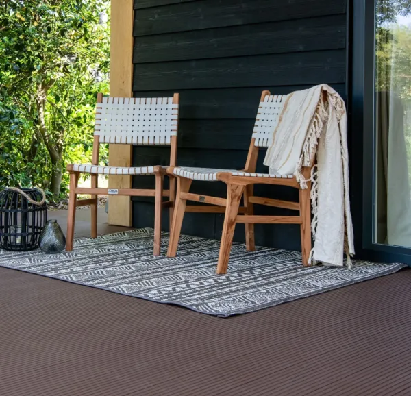 Teak tuinstoel Mataram (set van 2 stoelen) 1