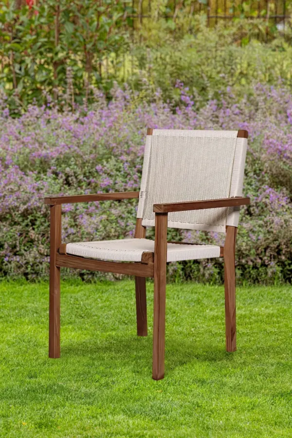 Teak tuinstoel Riau (set van 2 stoelen) 2