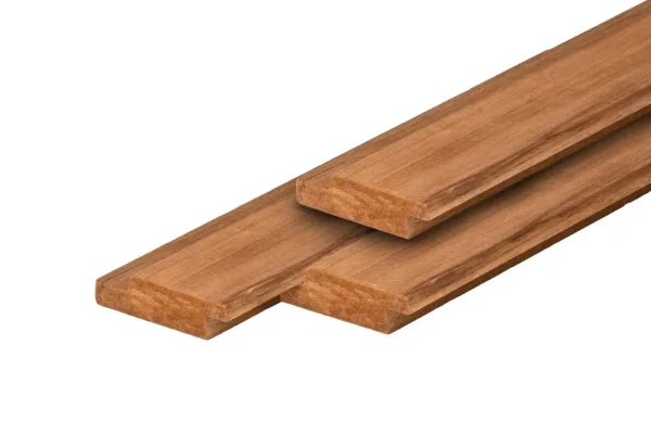 Thermoline thermisch gemodificeerd Ayous channelsiding, geschaafd 2,1 x 9,0 x 185 cm 1